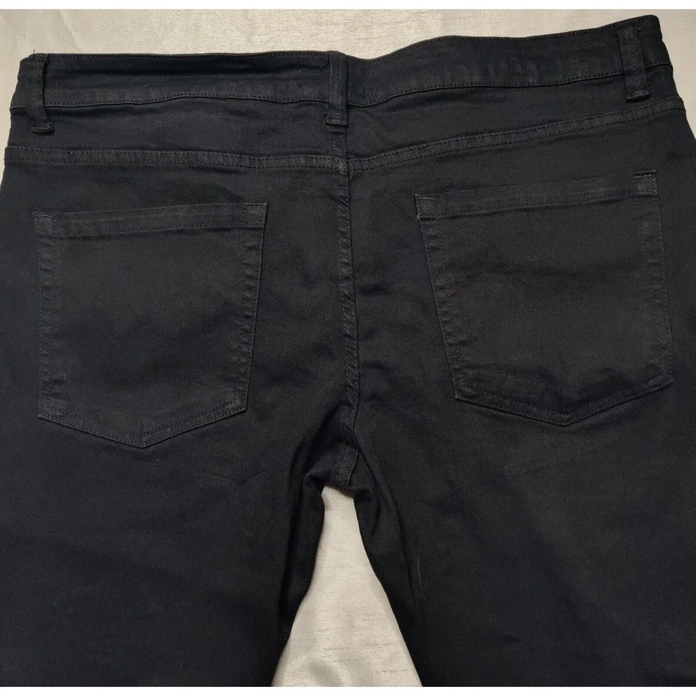ROKU STUDIO STONED AND SUCCESSFUL Men 38 (Actual 40X34) Black Denim‎ Jeans